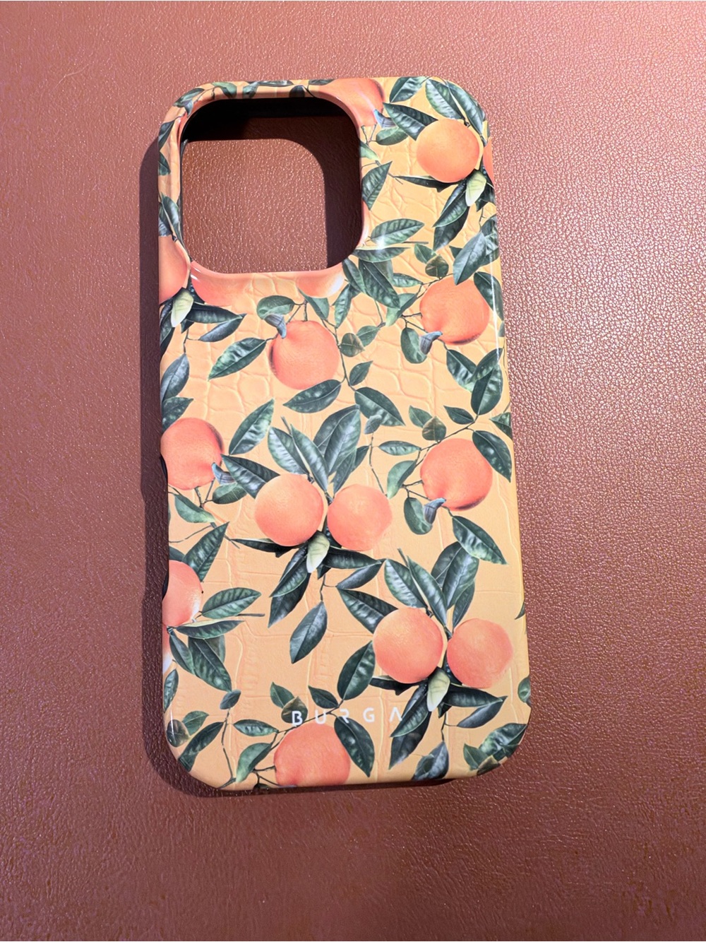 Burga ‘Orange Lemonade’ iPhone 16 Pro case